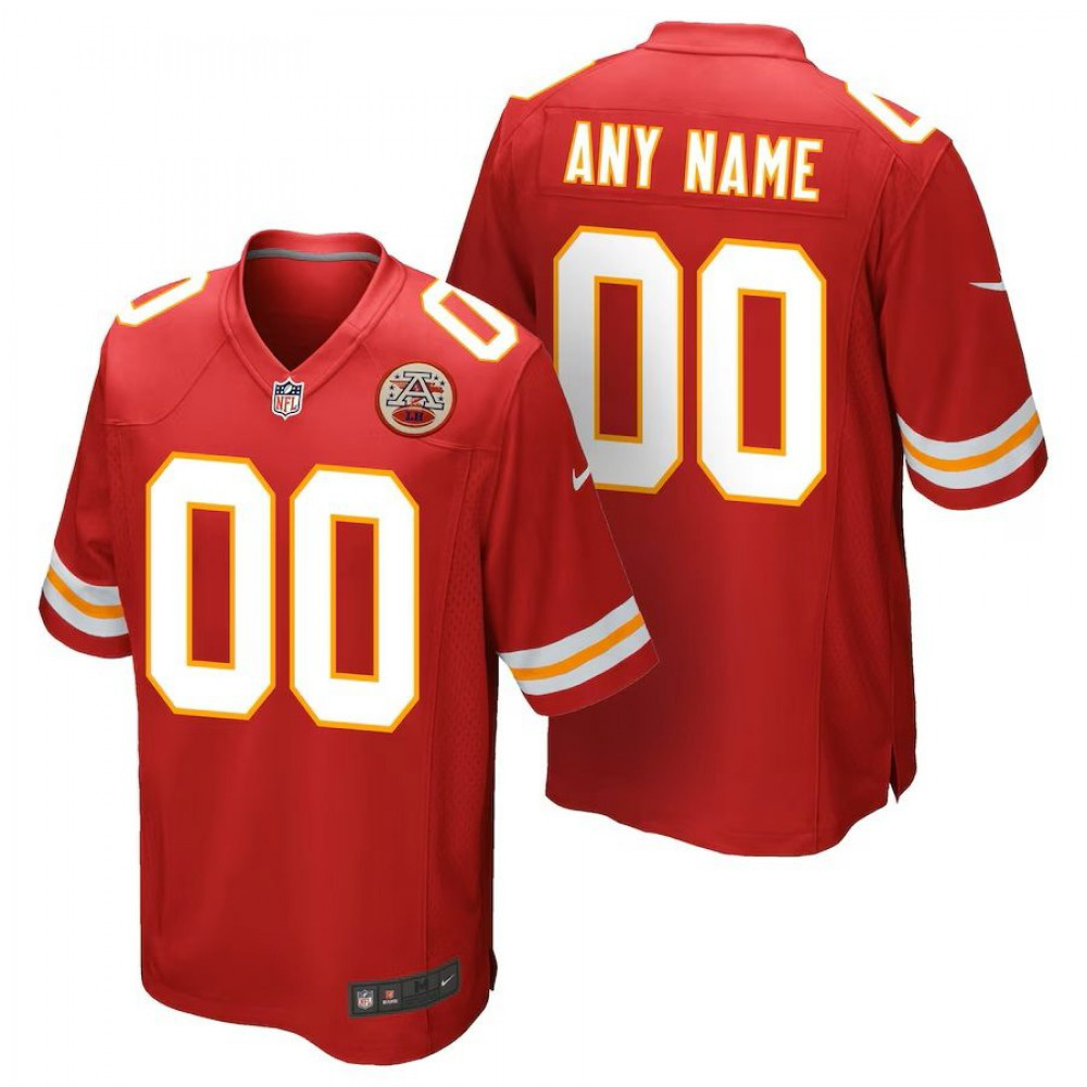 Kansas City Chiefs Nike Youth Custom Game Jersey - Red-Profan Arena